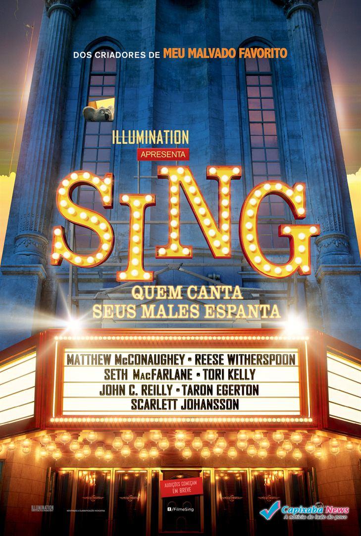 Cine Ritz Piúma: Sing – Quem Canta Seus Males Espanta