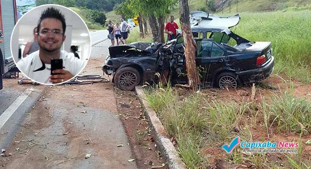 Acidente com BMW deixa jovem ferido em Aracruz