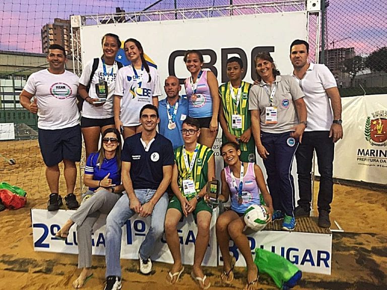 Atletas de Piúma fazem campanha positiva no Brasileiro Escolar de Vôlei de Praia