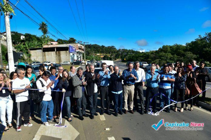 Governo inaugura trecho da rodovia ES-060 entre Piúma e Anchieta