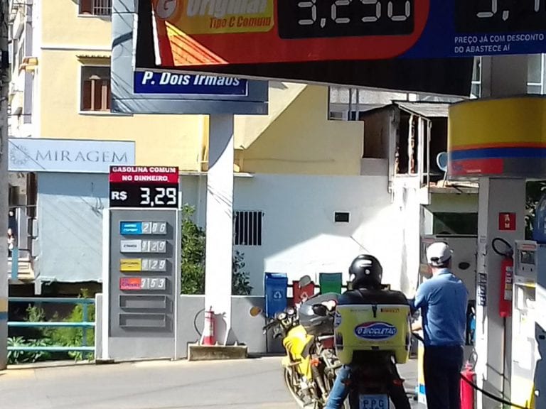 Preço da gasolina em Afonso Cláudio é um dos mais baixos do Estado