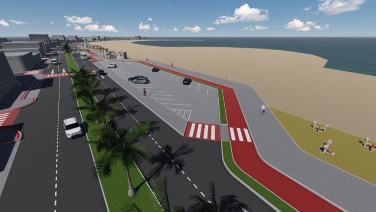 Praia Central de Marataízes vai receber reurbanização