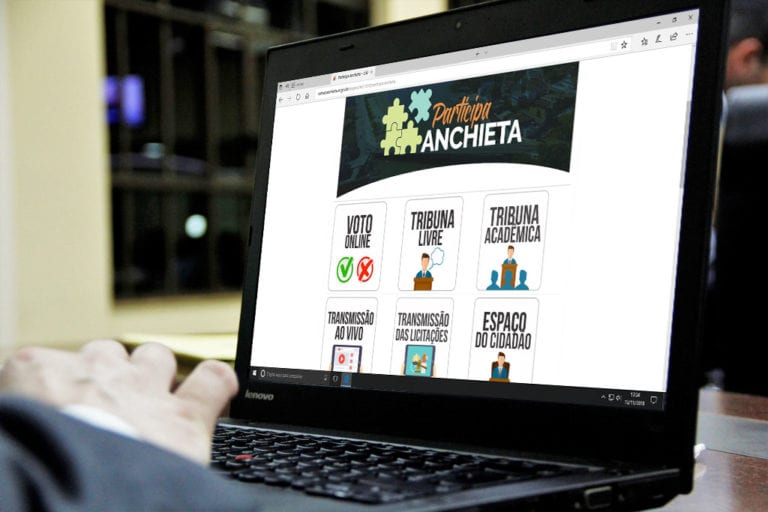 Novo “Participa Anchieta” traz diversos serviços interativos no site da Câmara de Anchieta