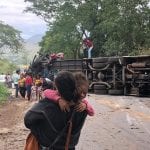 Confirmadas 3 mortes até o momento no grave acidente com ônibus na curva da morte em Soturno