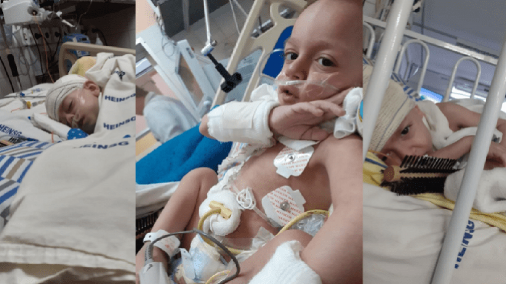 Família de Iconha pede ajuda para bebê com atresia esofágica