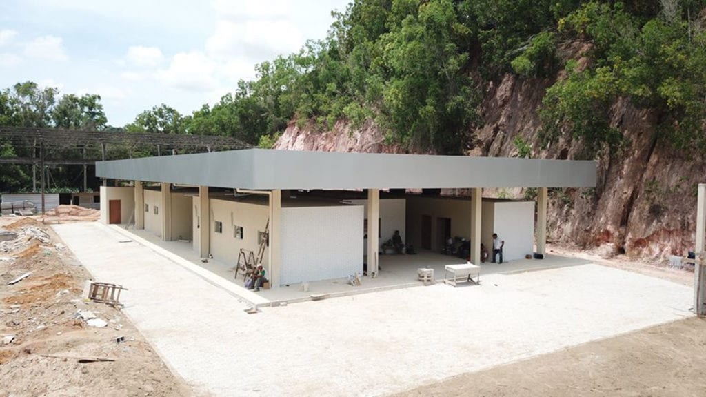 Nova Unidade Básica de Saúde está sendo construída na comunidade do Frade em Itapemirim