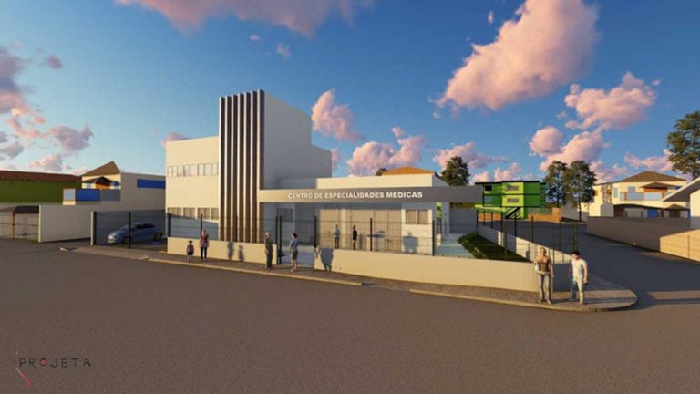 Centro de Especialidades Médicas está sendo construído em Itaipava