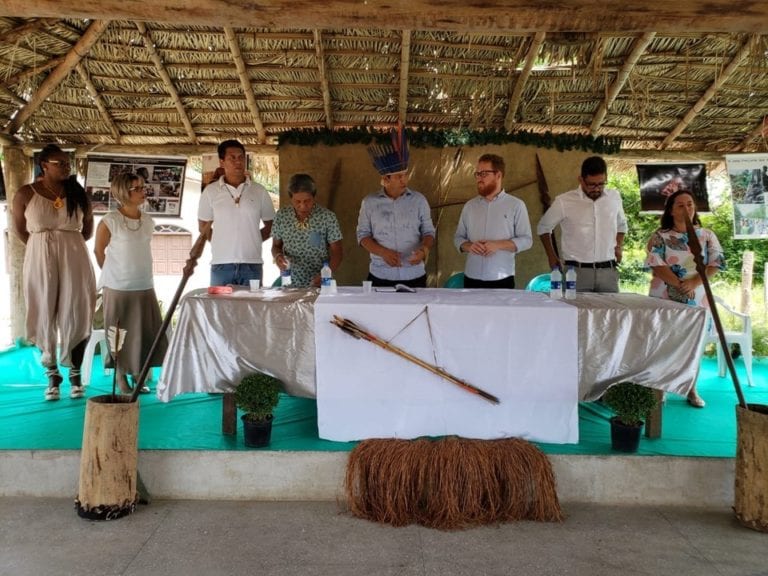 Aula Inaugural marca início das atividades na 1ª Escola Estadual Indígena em Aracruz