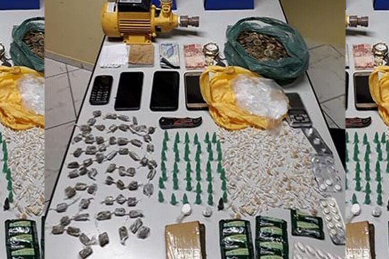 Anchieta: Polícia Militar apreende drogas e suspeitos por tráfico