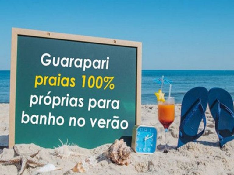 Verão em Guarapari com todas as praias próprias para banho