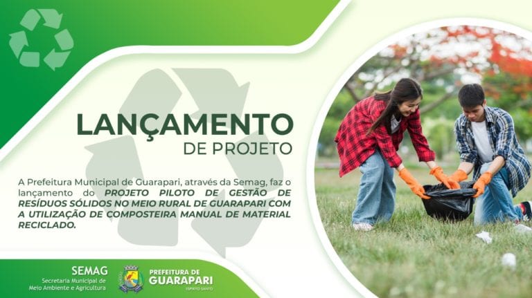 Projeto de gestão de resíduos sólidos na zona rural de Guarapari utiliza compoteira de material reciclado