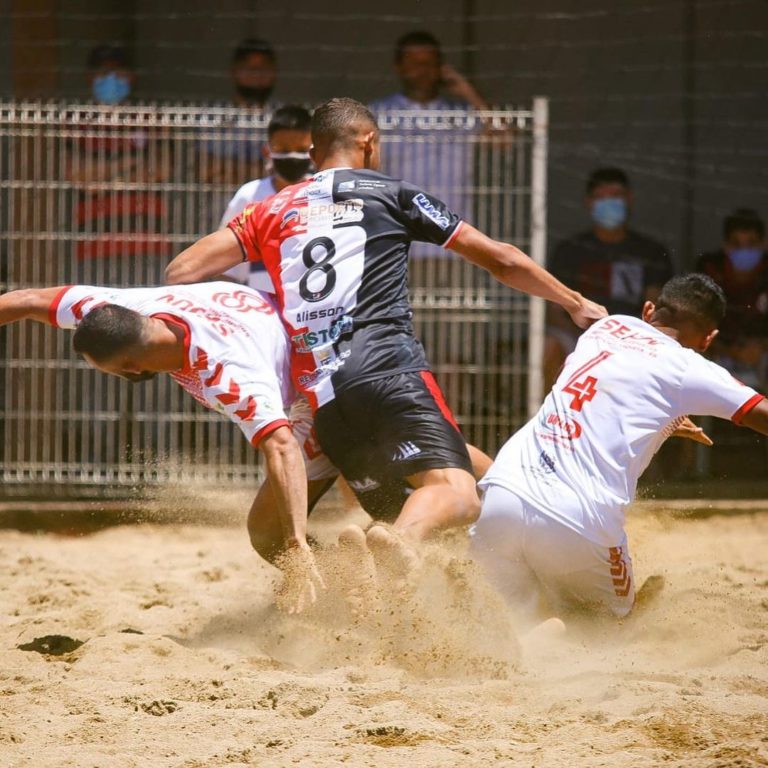 Equipe do Anchieta disputa a grande final da 1ª etapa do Brasileirão do Beach Soccer 2021