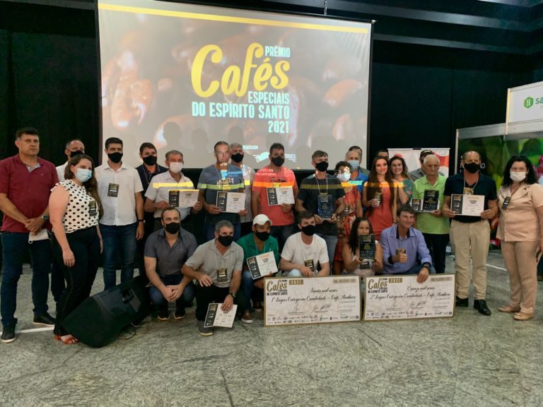 Cafeicultores são premiados no 2º Prêmio Cafés Especiais do Espírito Santo