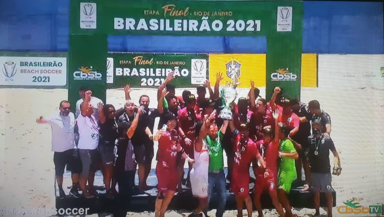 Anchieta é Campeão do Brasileiro de Beach Soccer 2021 no Rio de Janeiro