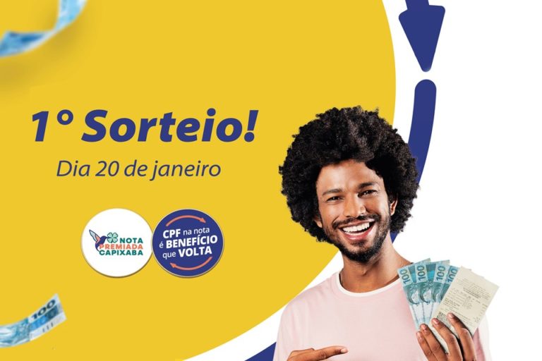 Sorteio do Nota Premiada Capixaba será no dia 20 de janeiro com prêmios que somam R$ 400 mil