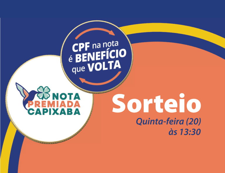 Sorteios do Nota Premiada Capixaba serão transmitidos ao vivo pela TVE