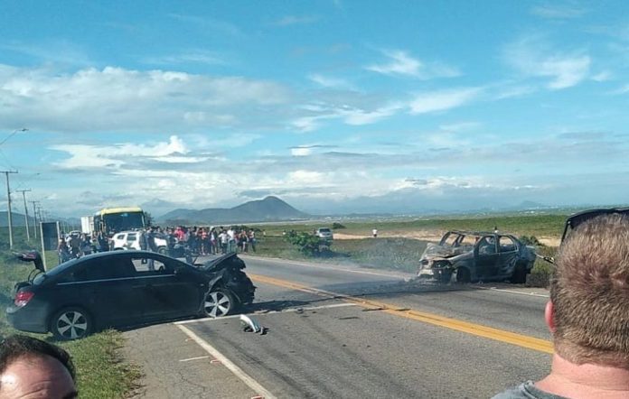 Acidente grave na Rodovia do Sol entre Marataízes e Itaipava