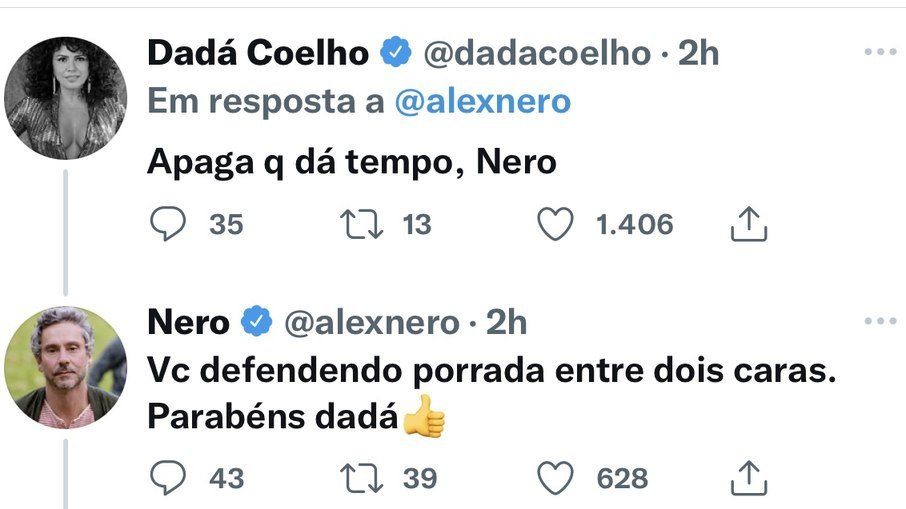 Agressão de Will Smith gera torta de climão entre Alexandre Nero e Dadá Coelho Agressão de Will Smith gera torta de climão entre Alexandre Nero e Dadá Coelho