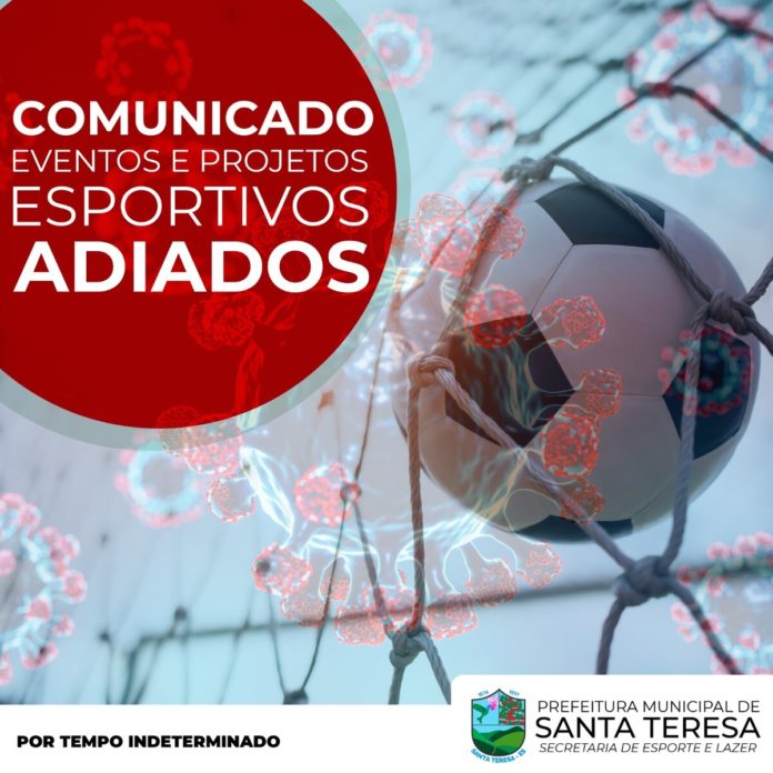 Comunicado da Secretaria de Esporte e Lazer