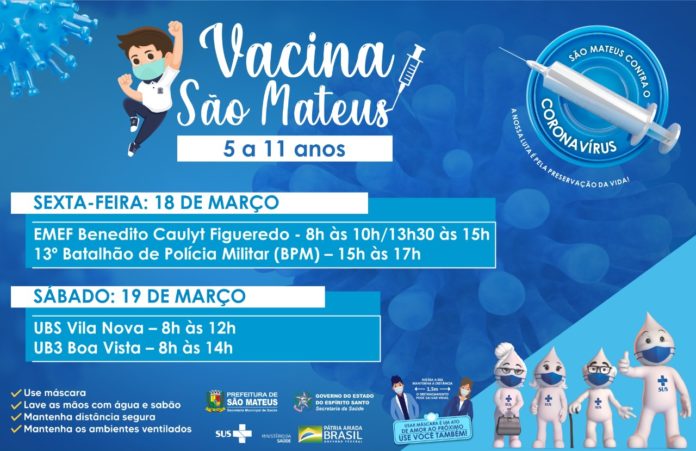 EQUIPES INTENSIFICAM VACINAÇÃO INFANTIL EM SÃO MATEUS