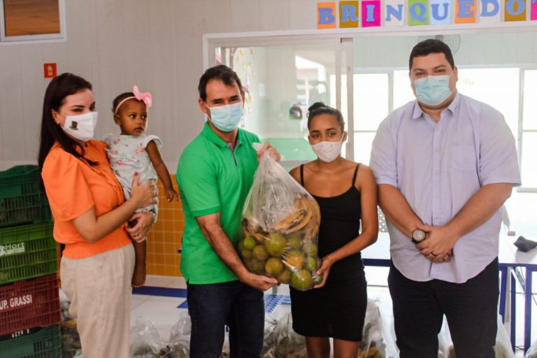 Prefeitura inicia entrega de cestas verdes para famílias em situação de insegurança alimentar em Linhares