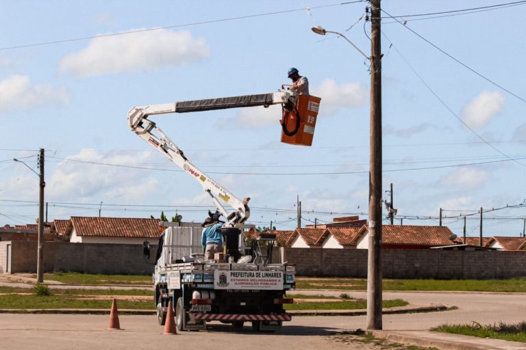 Prefeitura inicia instalação de lâmpadas de LED no Residencial Rio Doce