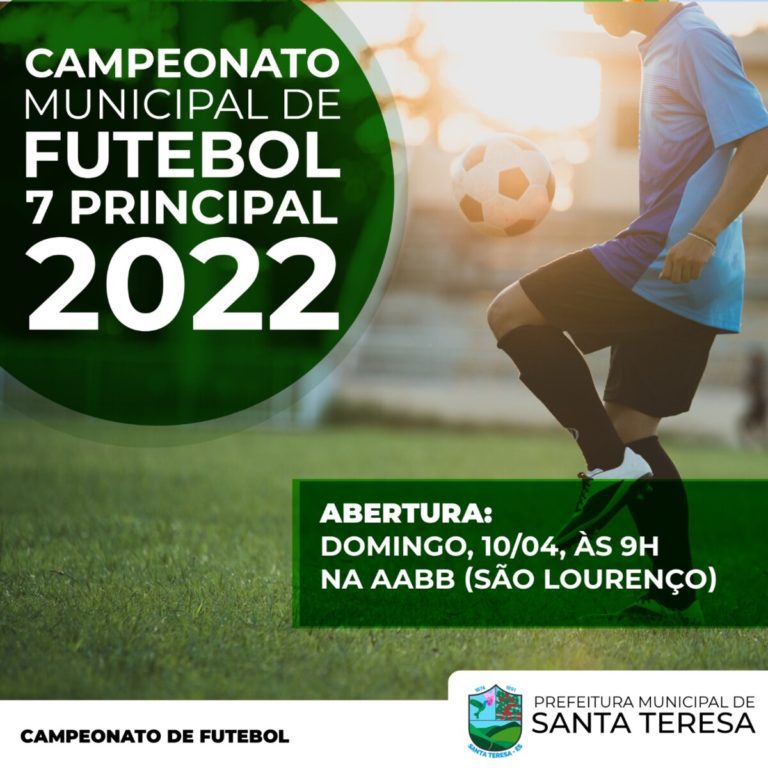 A bola vai rolar no Campeonato Municipal de Futebol 7