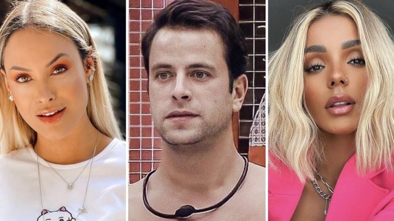 Sarah Andrade, Gustavo Marsengo e Brunna Gonçalves 