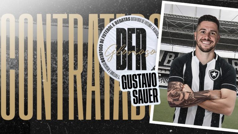 Botafogo anuncia contratação de Gustavo Sauer, atacante ex-Boavista