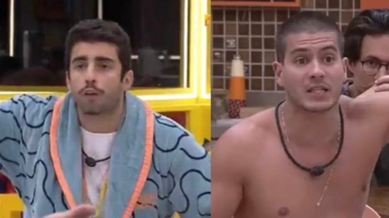 Arthur Aguiar e Pedro Scooby se estranharam durante a madrugada