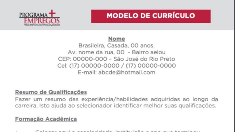 Confira de como fazer um bom currículo pelo celular