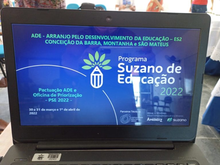 Conceição da Barra sedia Formação Suzano de Educação- PSE/ADE.