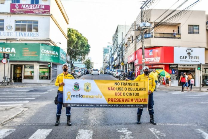 Maio Amarelo: Prefeitura prepara ações para mobilizar cidadãos sobre conscientização no trânsito