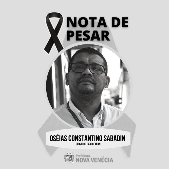 Nota de pesar: Oséias Constantino Sabadin