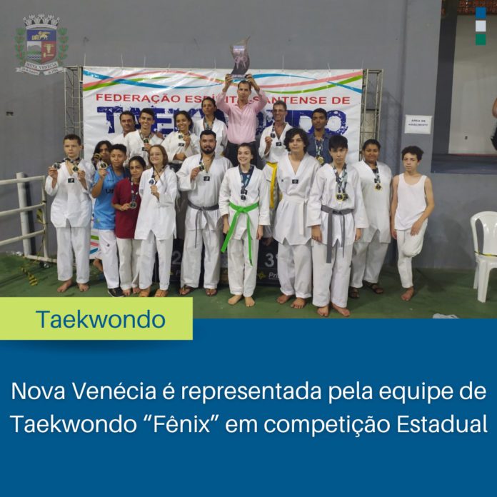 Nova Venécia é representada pela equipe de Taekwondo “Fênix” em competição Estadual