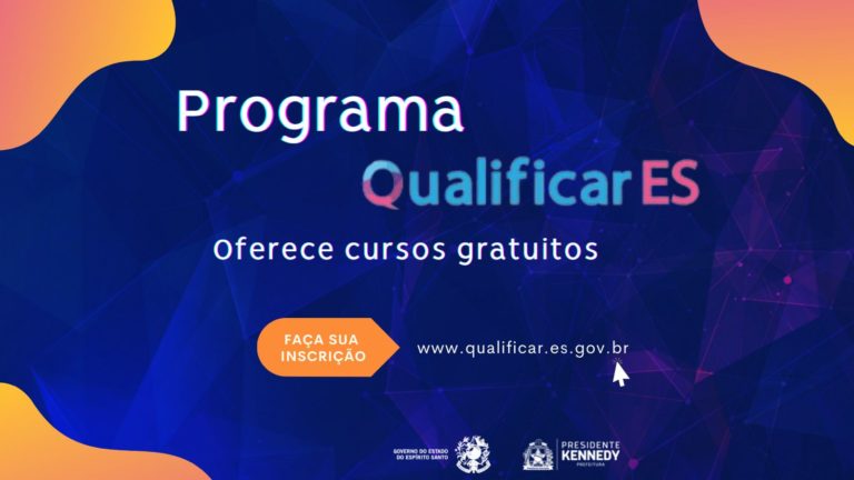 Kennedy: Programa “Qualificar ES” oferece cursos gratuitos