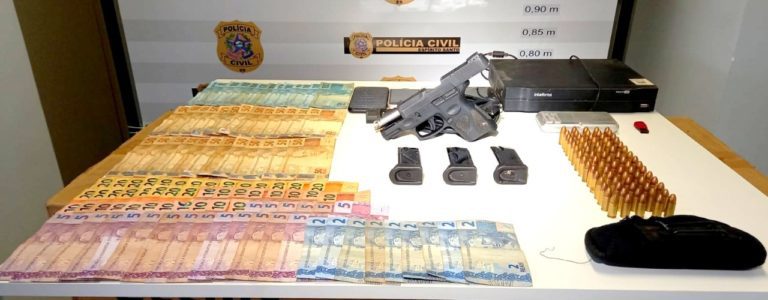 Ação conjunta prende suspeito de porte ilegal de arma de fogo em Pinheiros