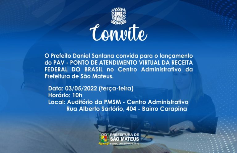 CONVITE - PONTO DE ATENDIMENTO VIRTUAL DA RECEITA FEDERAL DO BRASIL