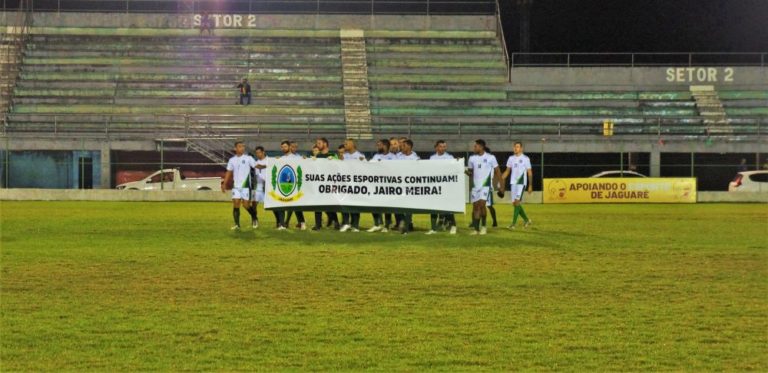 
			Com homenagem a Jairo Meira, Jaguaré vence Ibiraçu, pela Copa Sesport        