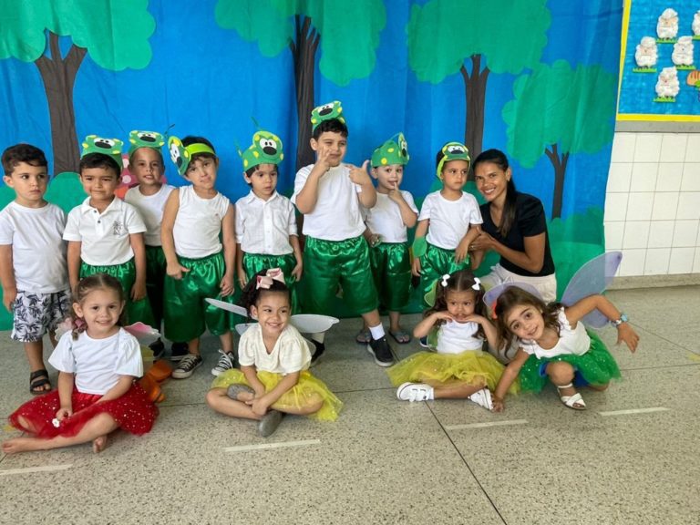 Estudantes de escola do bairro Colina participam de momento cultural   		