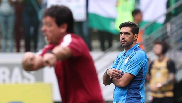 Abel fala sobre gol sofrido e analisa Fluminense: ”Veio para não perder”
