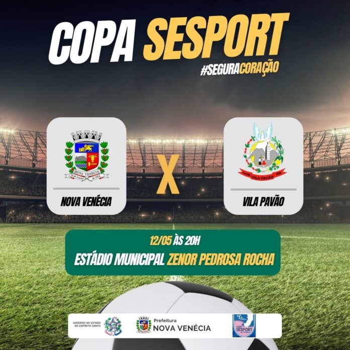 Nova Venécia estreia nesta quinta feira (12),  às 20h no Estádio Municipal Zenor Pedrosa Rocha na Copa Sesport
