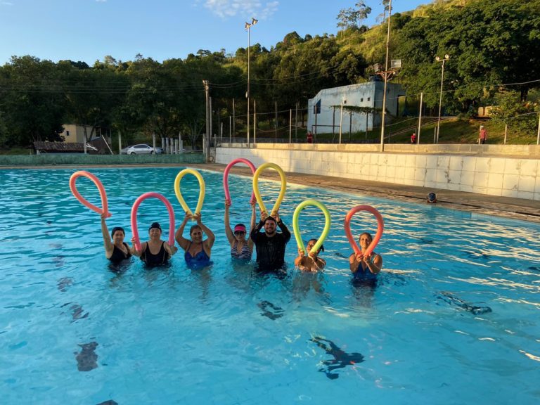Projeto Avivar inicia aulas de hidroginástica no Vale do Sol