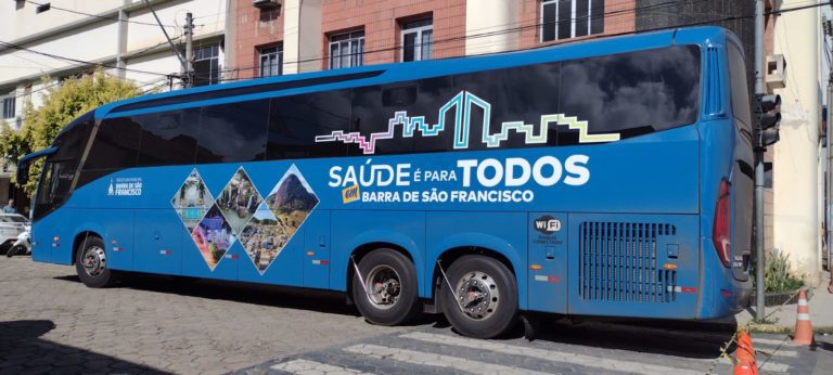Semus recebe ônibus moderno para transporte de pacientes em tratamento fora de Barra de São Francisco