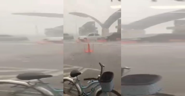 Novo vídeo: 15 minutos de terror do temporal que atingiu o centro de Anchieta
