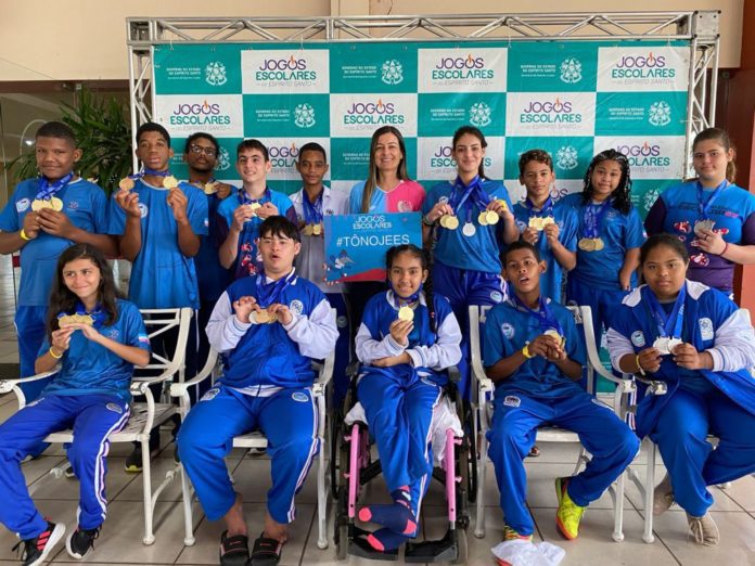 Alunos do Projeto Paralinhares conquistam 40 medalhas em Jogos Escolares Paralímpicos do Espírito Santo
