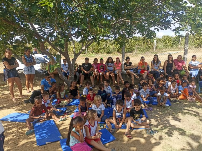 
			Biblioteca Municipal promove contação de histórias em escola do interior em Jaguaré        