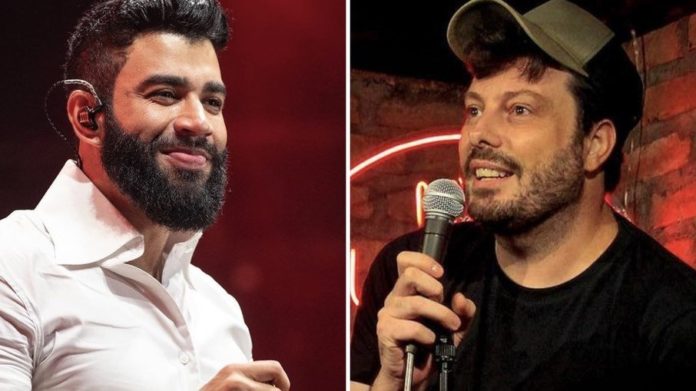 Gusttavo Lima e Danilo Gentili