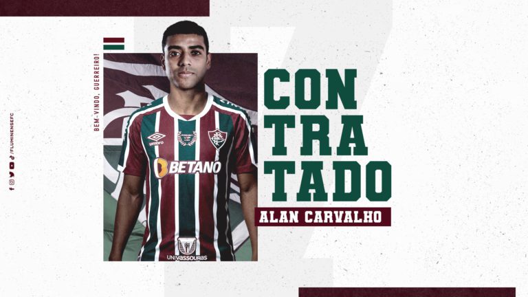 Fluminense anuncia o retorno do atacante Alan com vínculo até 2024