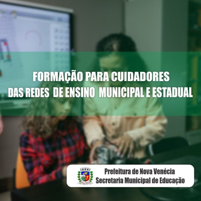 Inscrição aberta para formação de cuidadores das Redes Municipal e Estadual de ensino